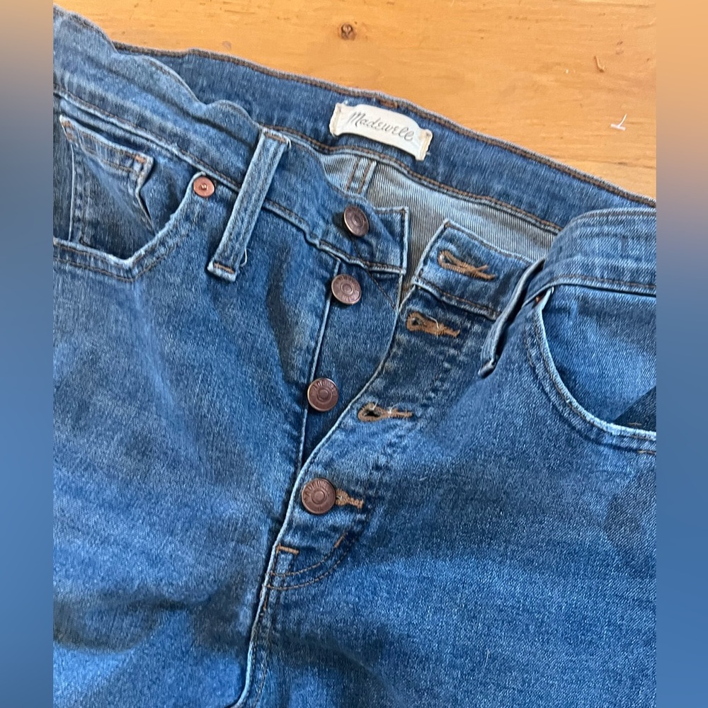 Madewell size 30 10 inch high rise skinny jeans- bottoms modified